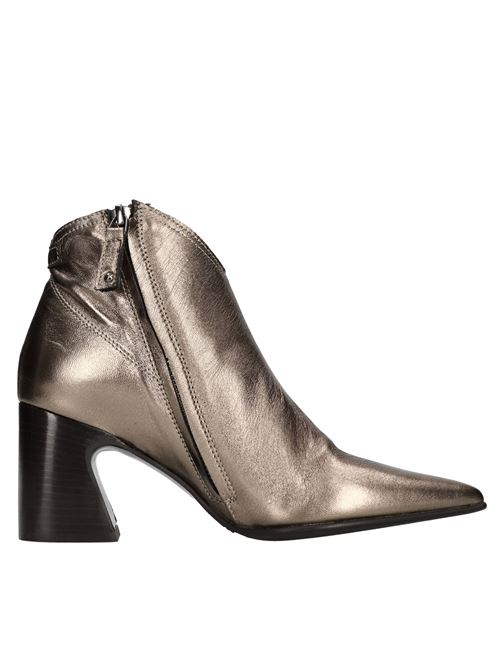 Tronchetti in pelle HUNDRED 100 | GINEVRA-01 LAM.BRONZO